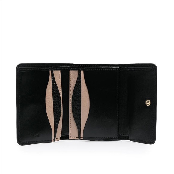 Chloe Aby tri-fold wallet with 10 card slots